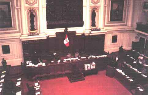 Salle du Congrès péruvien