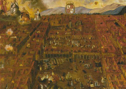 Tremblement de terre à Cusco en 1650 et procession