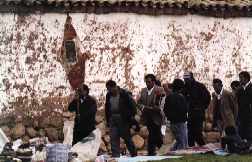 procession religieuse à Chichero (Cusco)